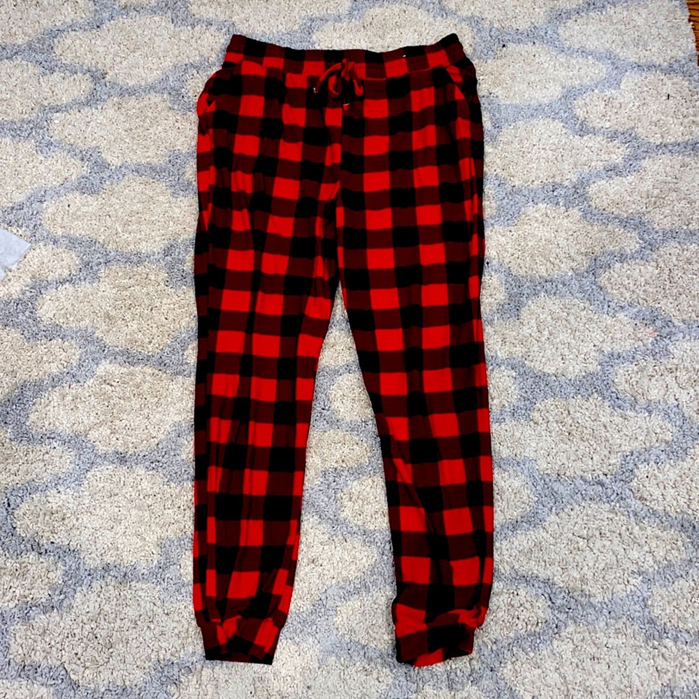 Plaid Joggers